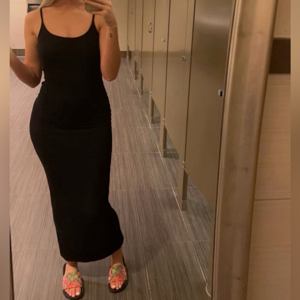 Fashionova Black Maxi Dress